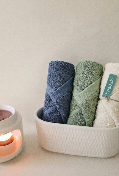 Personalized Set of Three Hand/Fitness Bamboo Towel 33*60 cm