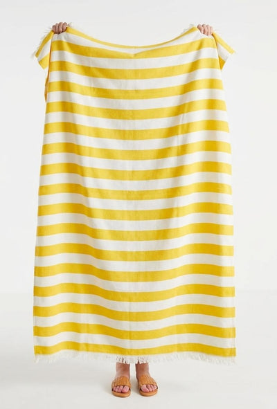 Personalized Thin bamboo bath towel- Sunshine Yellow 160*75cm