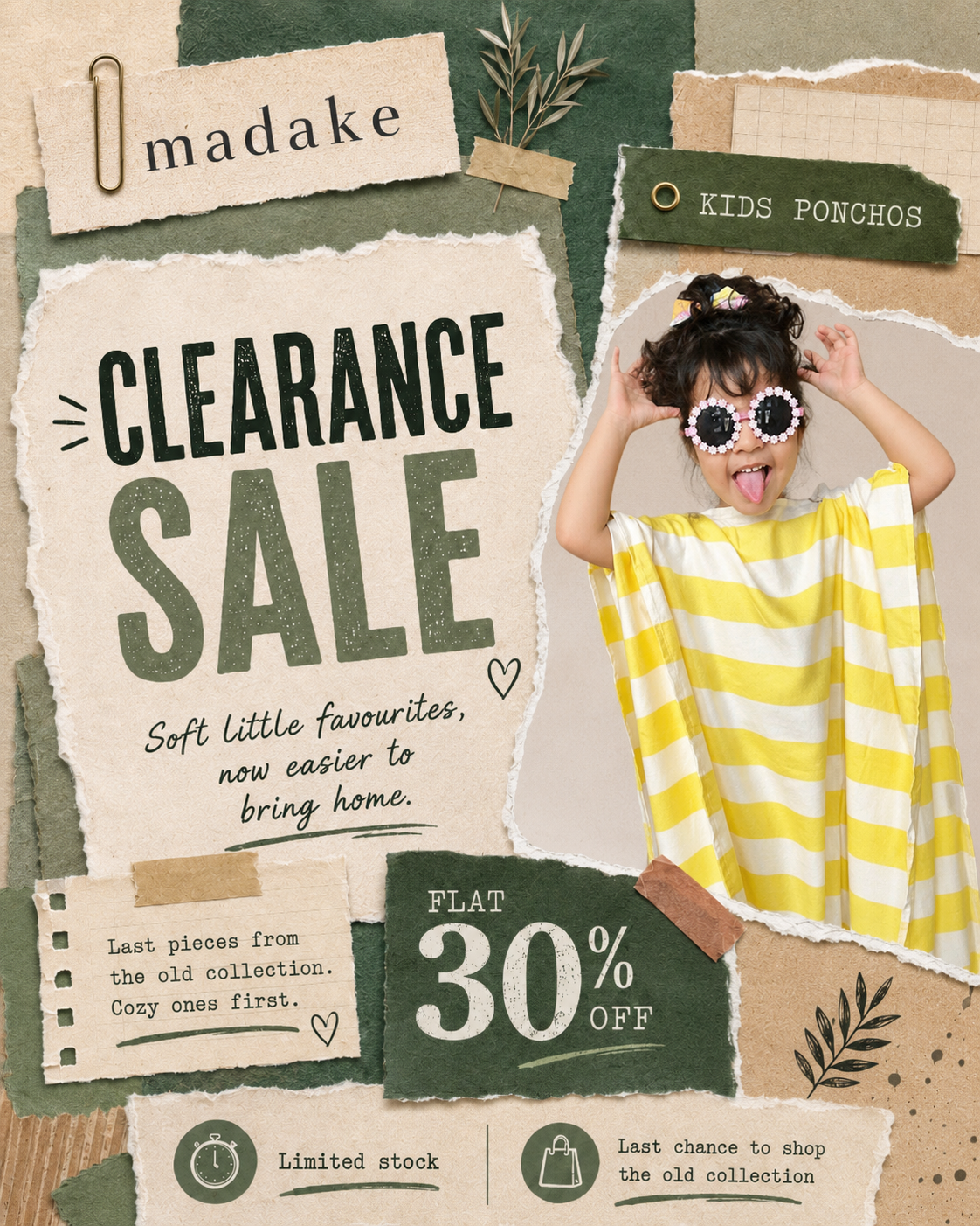 Clearance Sale 30% off