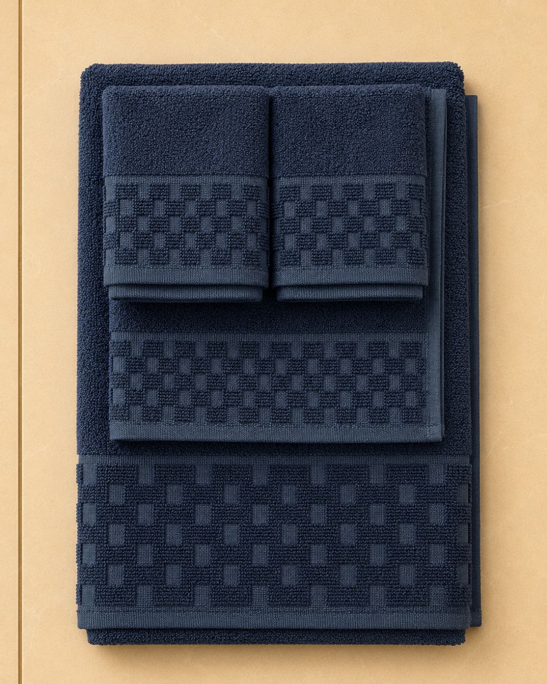 Personalized Bamboo Hand Towel/Fitness Towel 40*60cm- Tru Blue