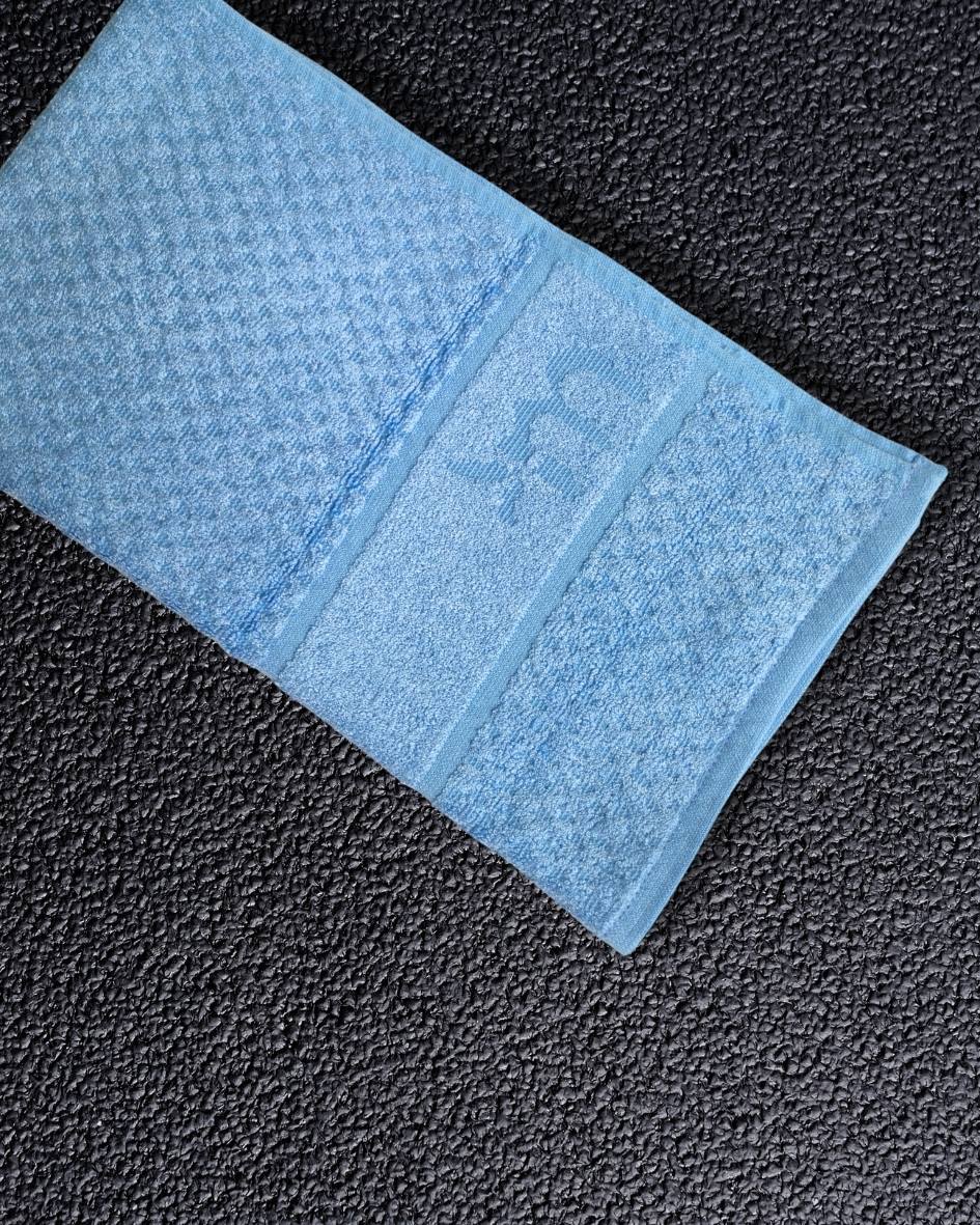 Bamboo Fluffy Bath set, 1 Bath 560 GSM , 1 Hand and 1 face towel Terry 480 GSM- Frosted Blue