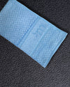 Bamboo Fluffy Bath set, 1 Bath 560 GSM , 1 Hand and 1 face towel Terry 480 GSM- Frosted Blue