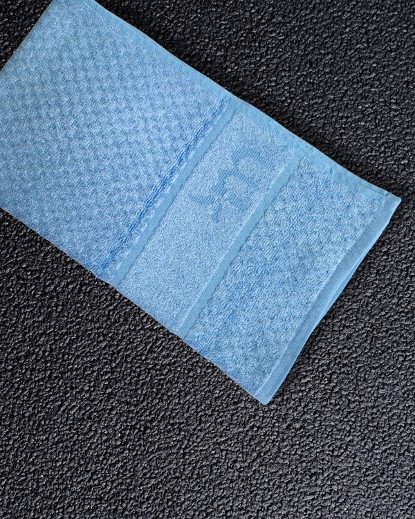 Bamboo Fluffy Bath set, 1 Bath 560 GSM , 1 Hand and 1 face towel Terry 480 GSM- Frosted Blue