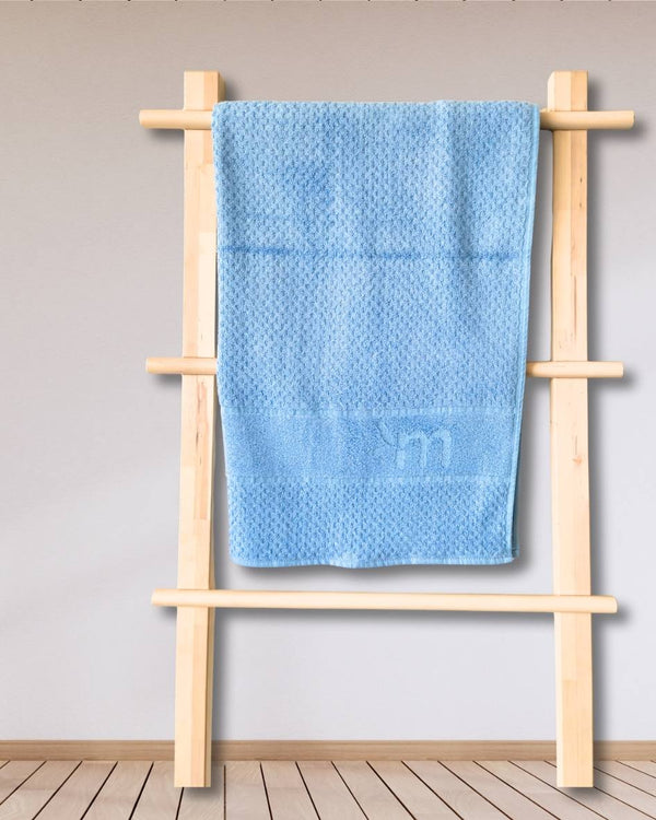 Bamboo Fluffy Bath towel Terry 560 GSM-Frosted Blue