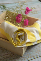Personalized Thin bamboo bath towel- Sunshine Yellow  160*75cm