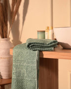 Personalized Fluffy Bamboo Bath towel Terry 560 GSM-150*72 cm-Ethical Green