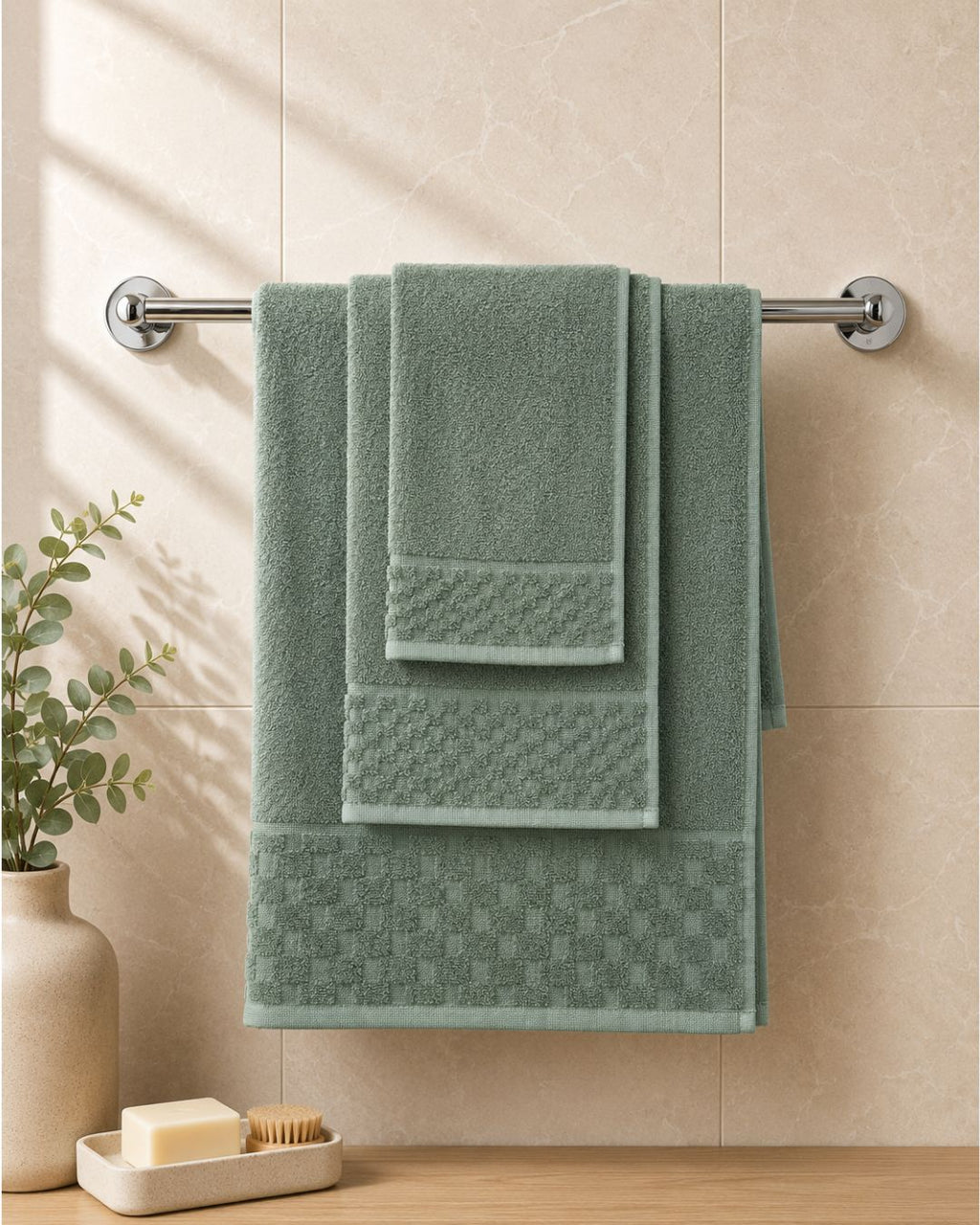 Personalized Bamboo Hand Towel/Fitness Towel 40*60cm- Ethical Green
