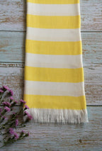 Personalized Thin bamboo bath towel- Sunshine Yellow  160*75cm
