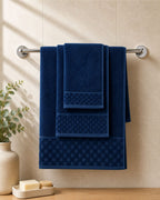 Personalized Bamboo Hand Towel/Fitness Towel 40*60cm- Tru Blue