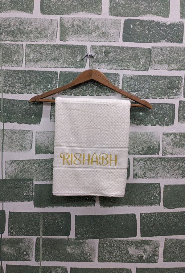 Bamboo Fluffy Bath towel Terry 560 GSM-Almost White