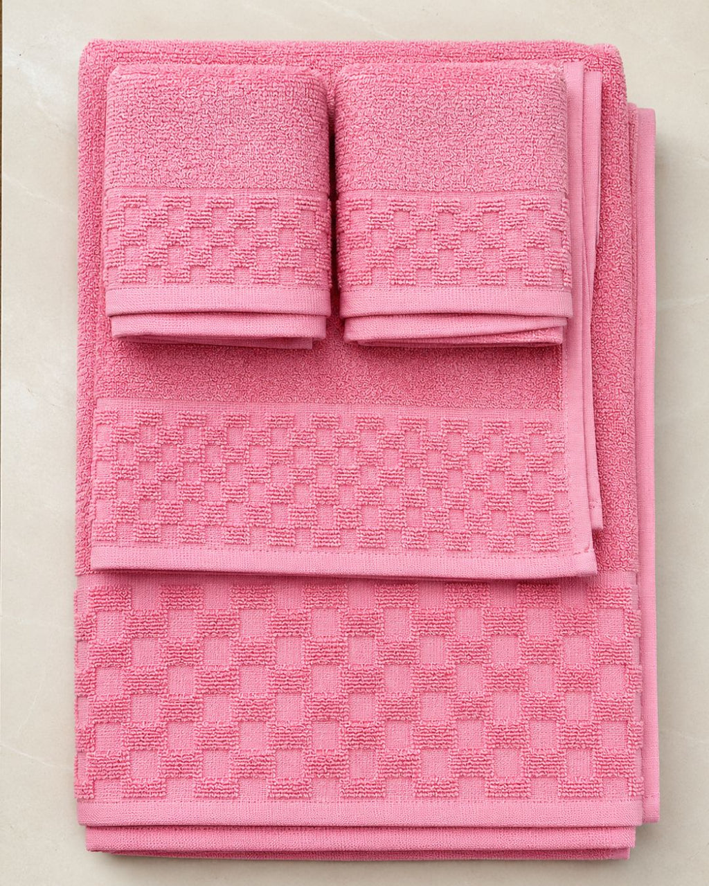 Personalized Fluffy Bamboo Bath towel Terry 560 GSM-150*72 cm-Blush Pink