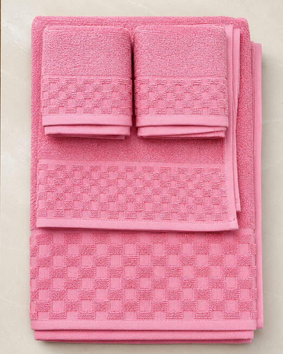 Personalized Bamboo Fluffy Bath towel set, 1 Bath 560 GSM , 1 Hand and 1 face towel Terry 480 GSM- Blush Pink