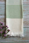 Madake Thin bamboo bath towel- Malabar Green 160*75cm