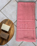 Personalized Fluffy Bamboo Bath towel Terry 560 GSM-150*72 cm-Blush Pink