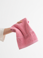 Personalized Bamboo Fluffy Bath towel set, 1 Bath 560 GSM , 1 Hand and 1 face towel Terry 480 GSM- Blush Pink