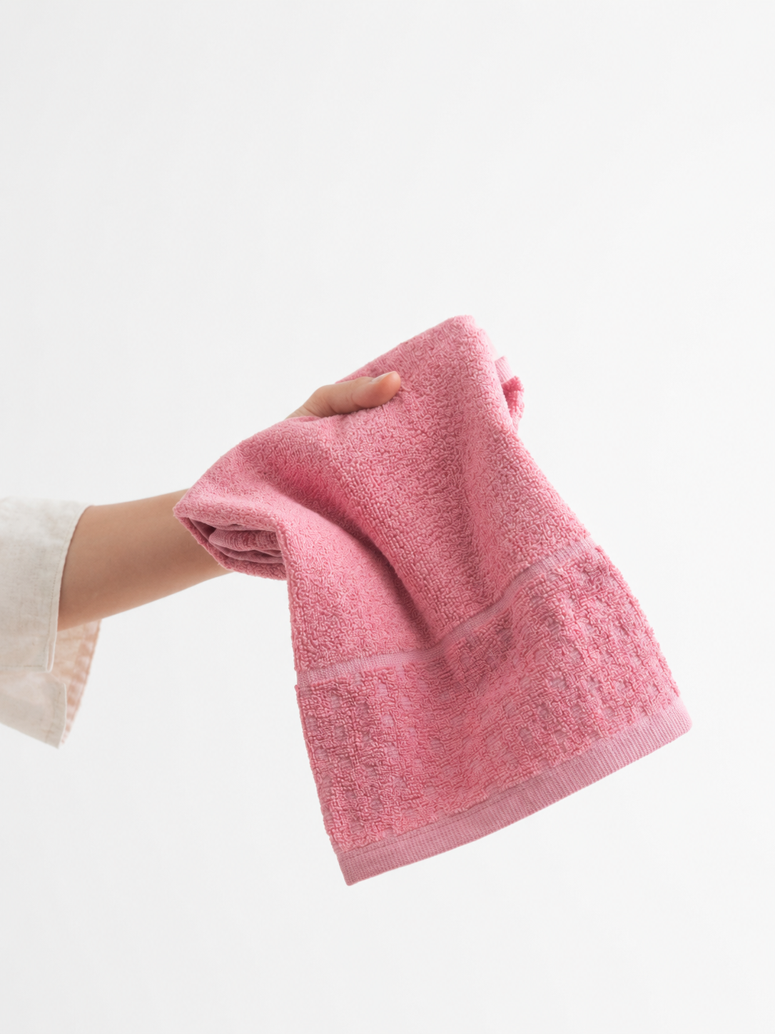 Personalized Bamboo Fluffy Bath towel set, 1 Bath 560 GSM , 1 Hand and 1 face towel Terry 480 GSM- Blush Pink