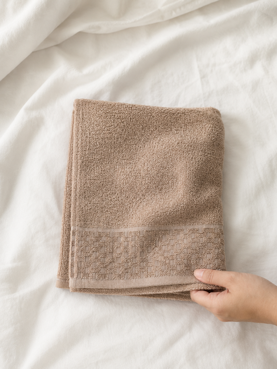 Personalized Bamboo Hand Towel/Fitness Towel 40*60cm- Sweet Caramel