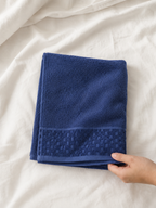 Personalized Bamboo Hand Towel/Fitness Towel 40*60cm- Tru Blue