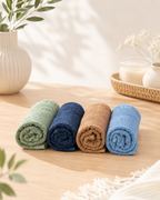 Bamboo Terry Face towel Set of four (33*33cm each)