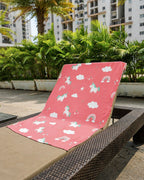 Personalized Thin Bamboo Kids Towel - 124*68cm - Chill Unicorn