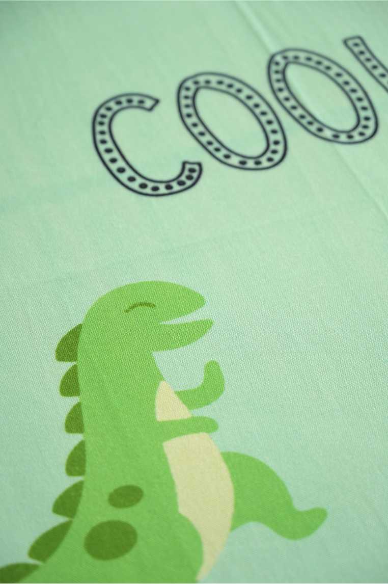 Personalized Thin Bamboo Kids towel - 124*68cm - Cool Dino