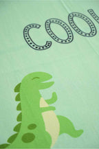 Personalized Thin Bamboo Kids towel - 124*68cm - Cool Dino
