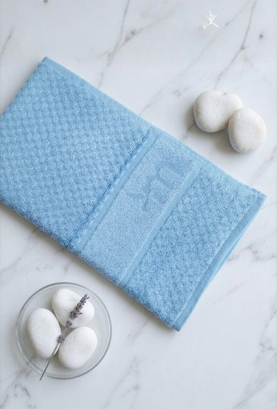 Personalized Bamboo Hand Towel/Fitness Towel 33*60cm- Frosted Blue