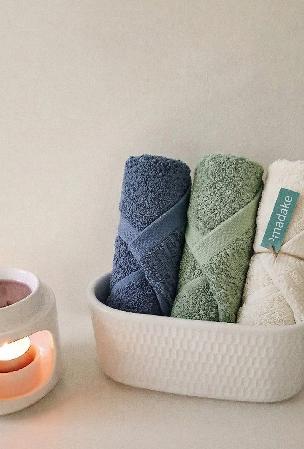 Personalized Set of Three Hand/Fitness Bamboo Towel 40*60 cm