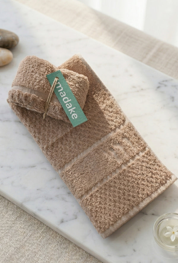 Personalized Bamboo Hand Towel/Fitness Towel 33*60cm- Sweet Caramel