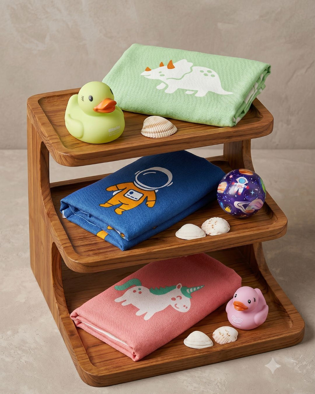 Personalized Thin Bamboo Kids Towel - 124*68cm - Chill Unicorn