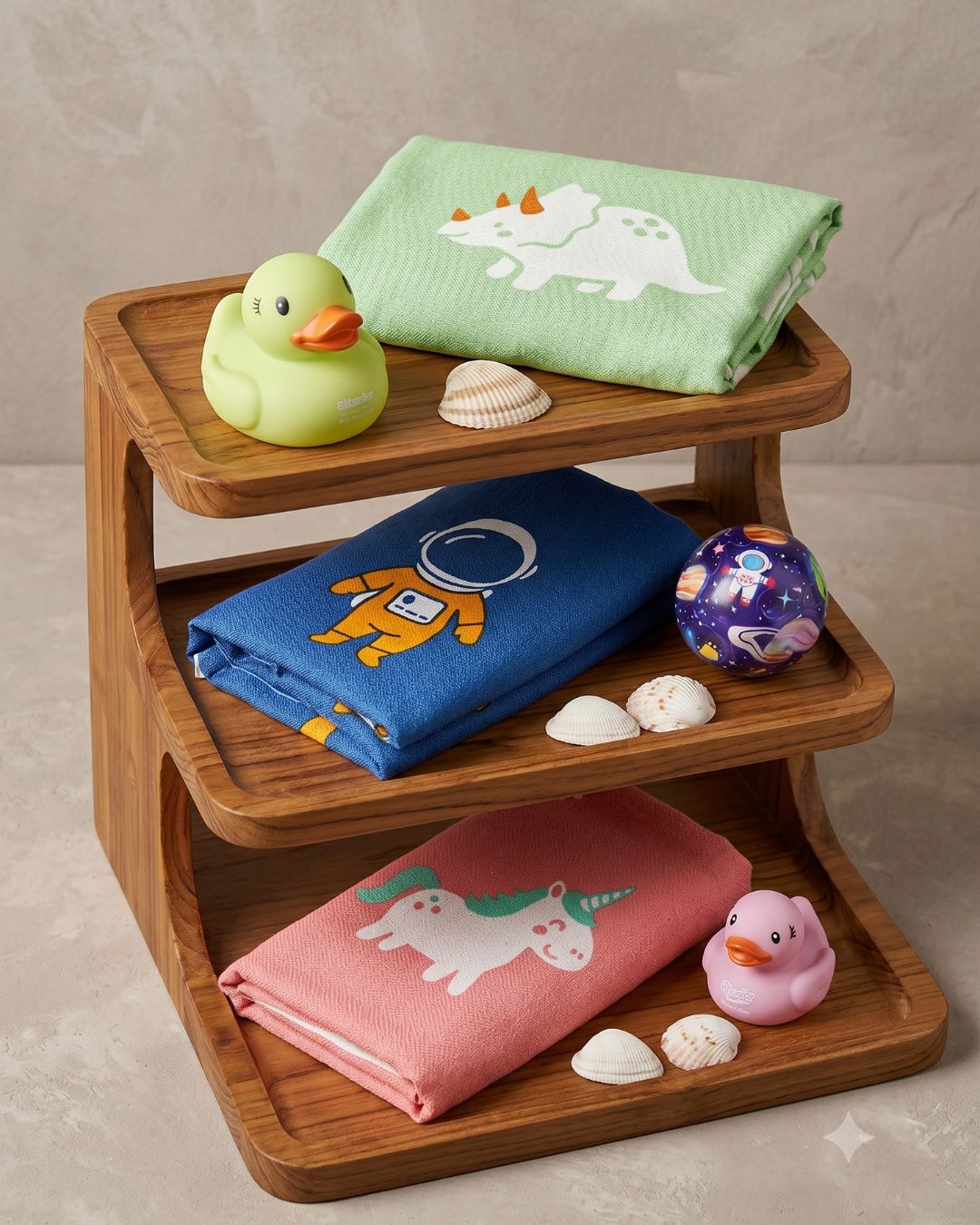 Personalized Thin Bamboo Kids Towel - 124*68cm - Chill Unicorn