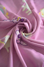 Personalized Thin Bamboo Kids Towel - 124*68cm - Chill Unicorn