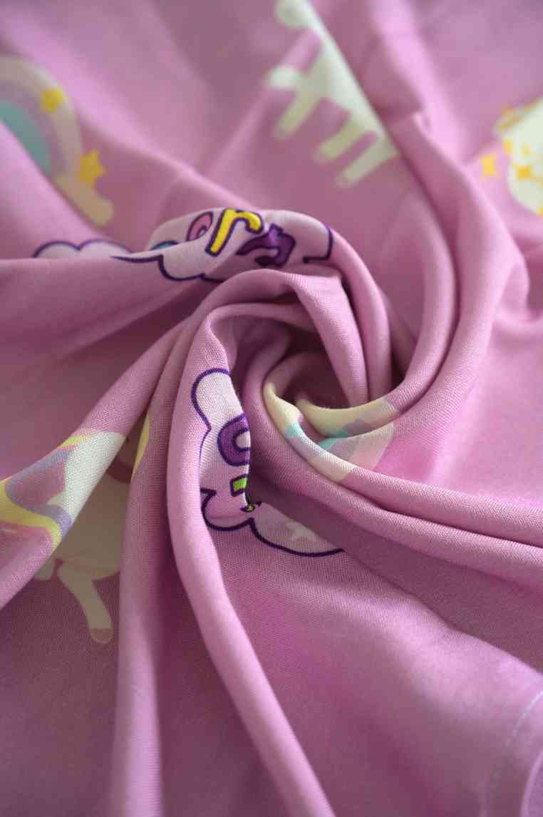 Personalized Thin Bamboo Kids Towel - 124*68cm - Chill Unicorn