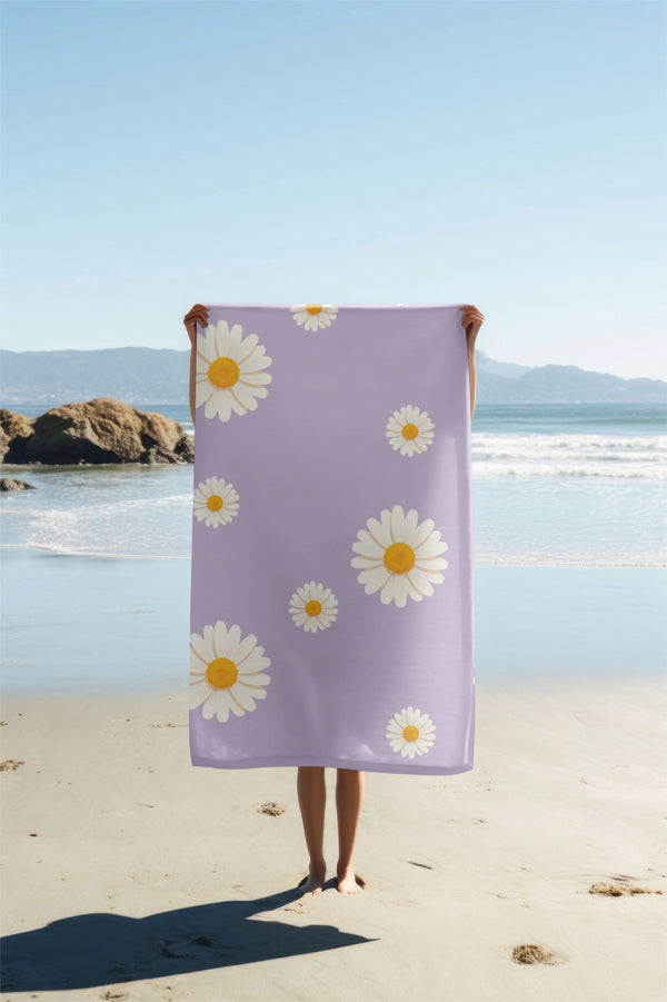 anARTIST by Madake Printed bamboo bath towel- Spring Meadow