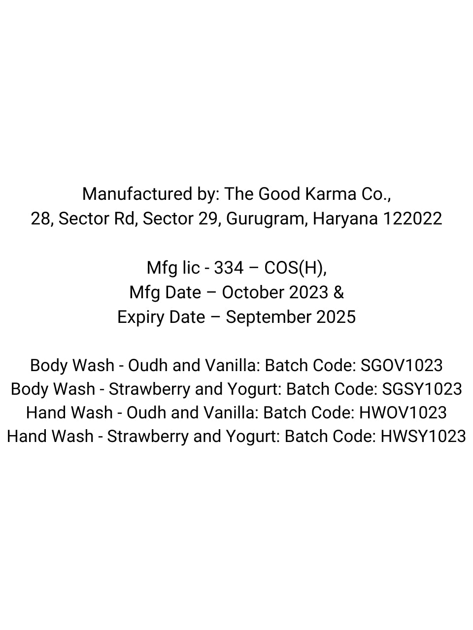 Body Wash and Hand wash combo of 4 packs, 2 x 250mL Body Wash and 2 x 250mL Hand Wash