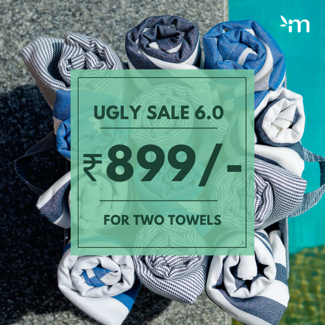 Ugly Towel Set of 2- Mystery colors - Thin / Printed Towel