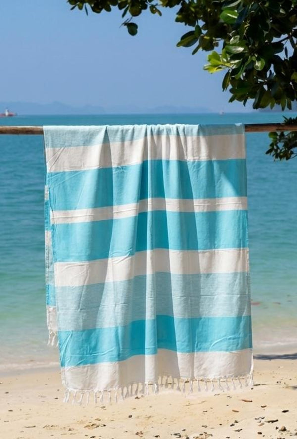 Personalized Thin bamboo bath towel- Bermuda Cocktail 160*90cm