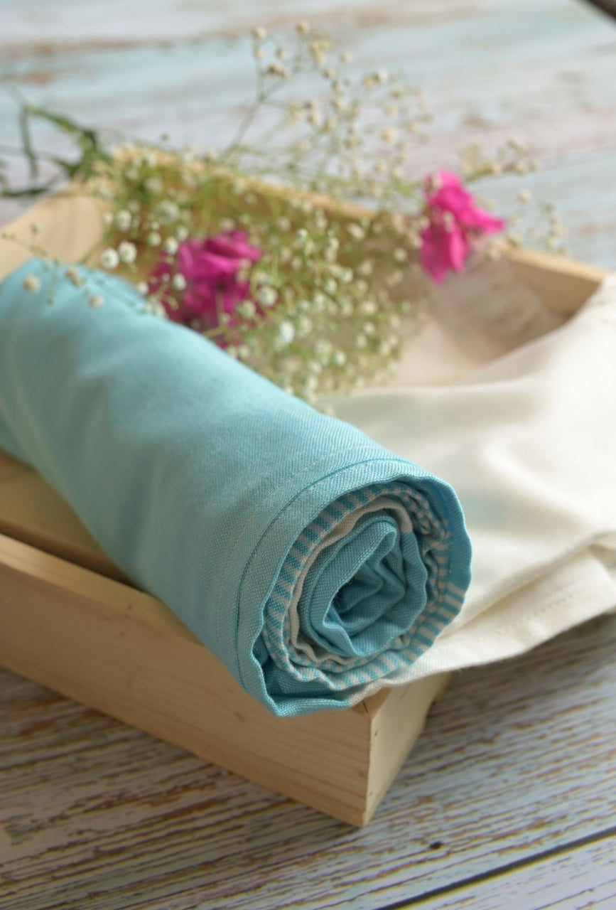 Personalized Thin bamboo bath towel- Bermuda Cocktail 160*90cm