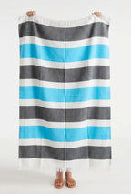 Personalized Thin bamboo bath towel- Coastal Breeze 160*75cm