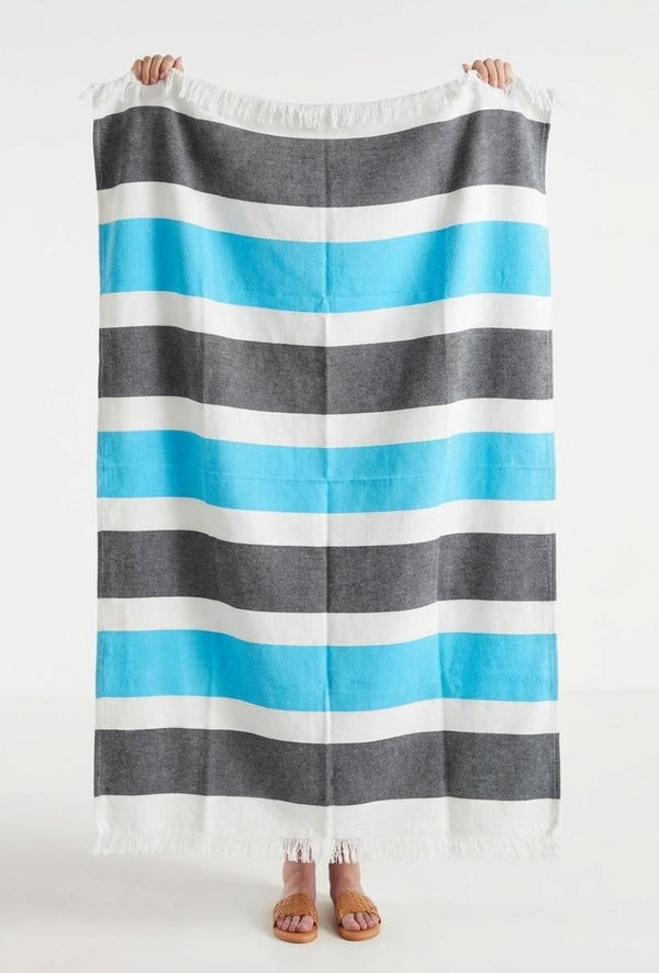 Personalized Thin bamboo bath towel- Coastal Breeze 160*75cm