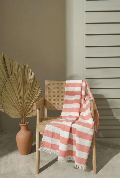 Personalized Thin bamboo bath towel- Cotton Candy 160*90cm