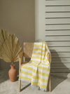 Personalized Thin bamboo bath towel- Sunshine Yellow  160*75cm