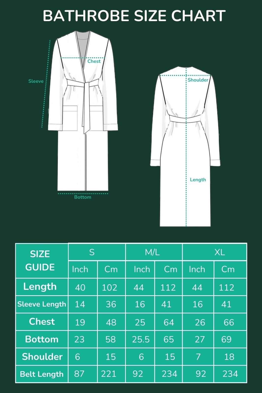 Kimono Style Bamboo Bathrobe, Winter Frost, Blue