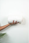Bamboo Fluffy Bath towel Terry 560 GSM-Almost White