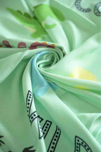 Personalized Thin Bamboo Kids towel - 124*68cm - Cool Dino
