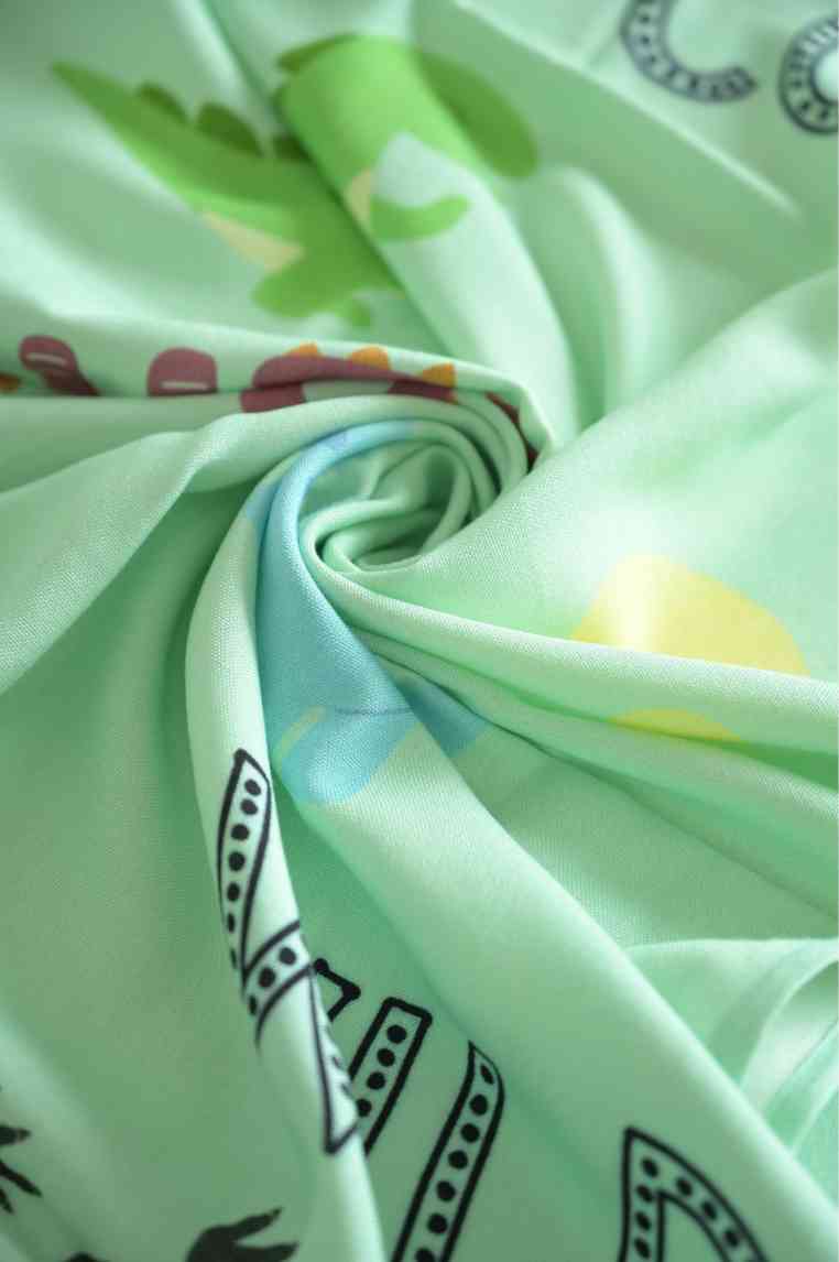 Personalized Thin Bamboo Kids towel - 124*68cm - Cool Dino
