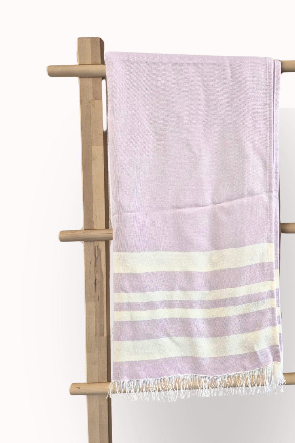 Personalized Thin bamboo bath towel- Light Lavender 160*75cm