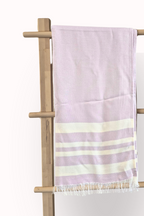 Personalized Thin bamboo bath towel- Light Lavender 160*75cm