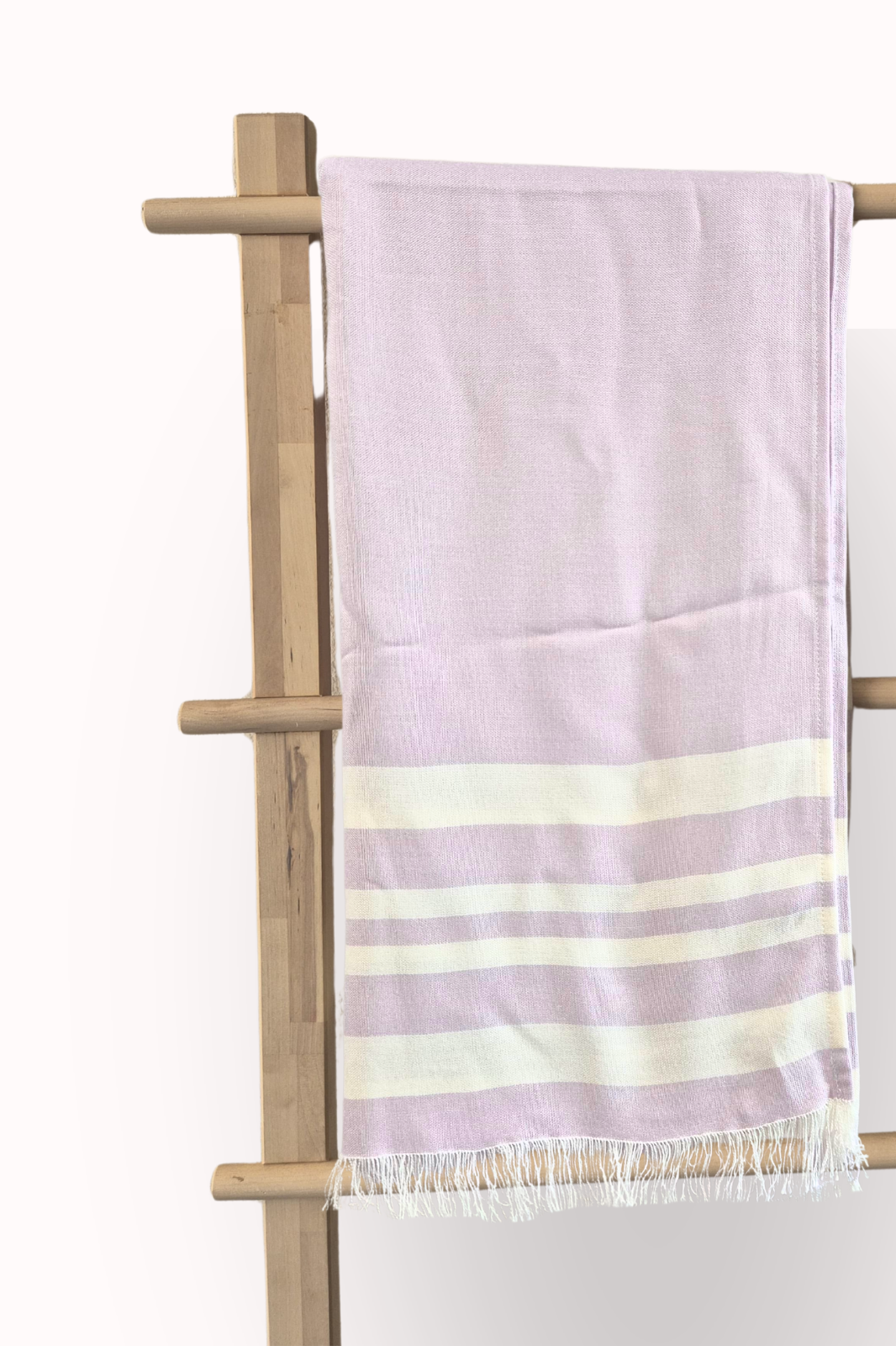 Personalized Thin bamboo bath towel- Light Lavender 160*75cm