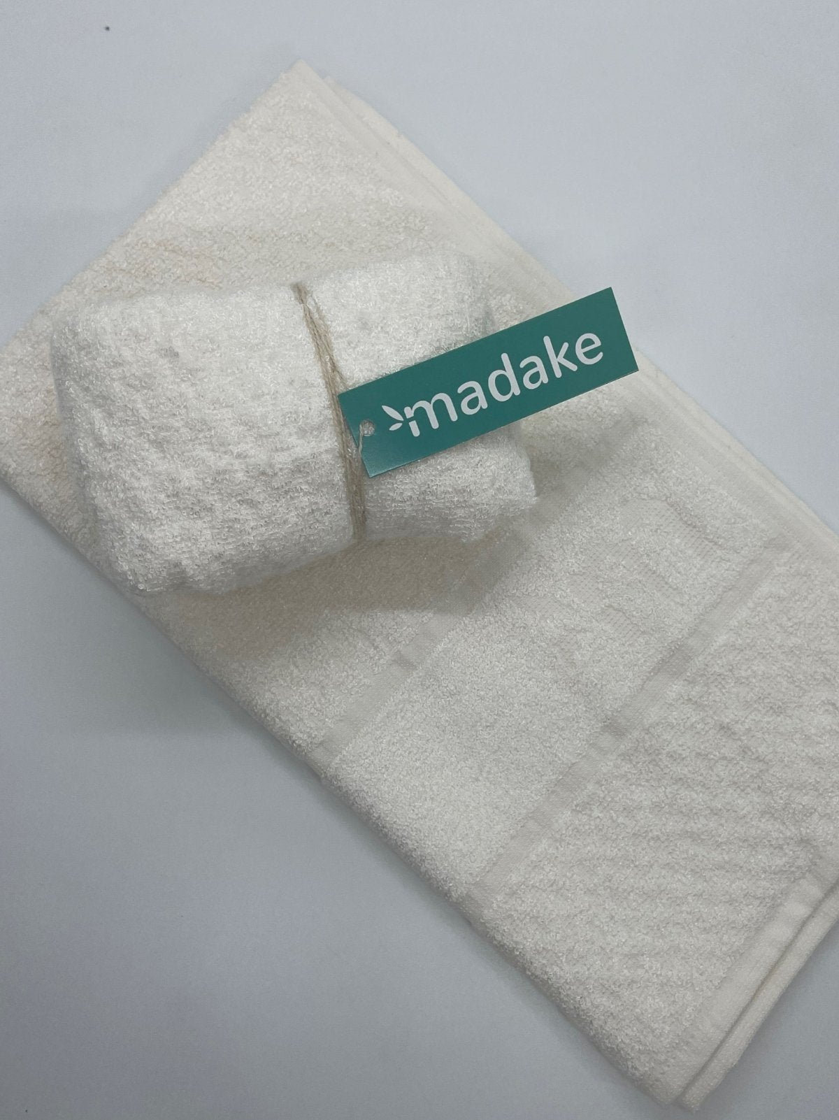 Madake Bamboo Hand Towel/Fitness Towel 33*60cm- Almost White - Madake Bamboo Solutions bamboo towelcustomizableface towel